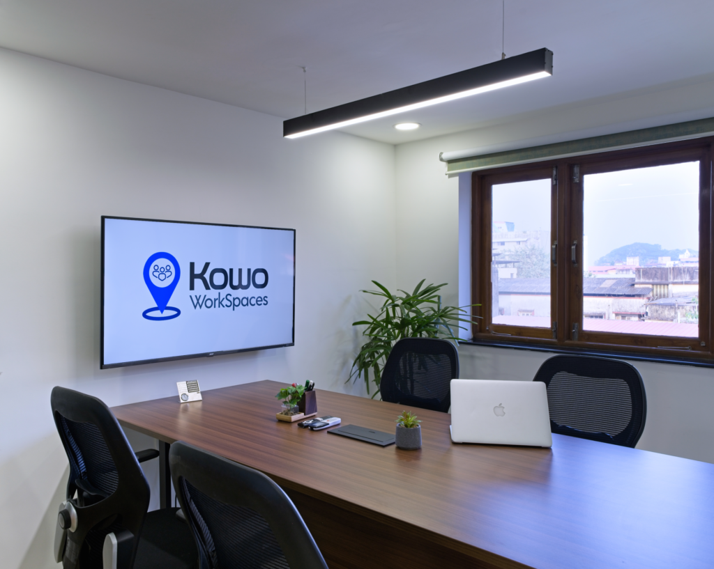 Kowo WorkSpaces Meeting Room Side View